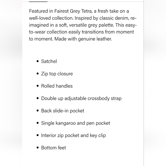 Brahmin Micaela Grey Tetra Satchel - Picture 11 of 16